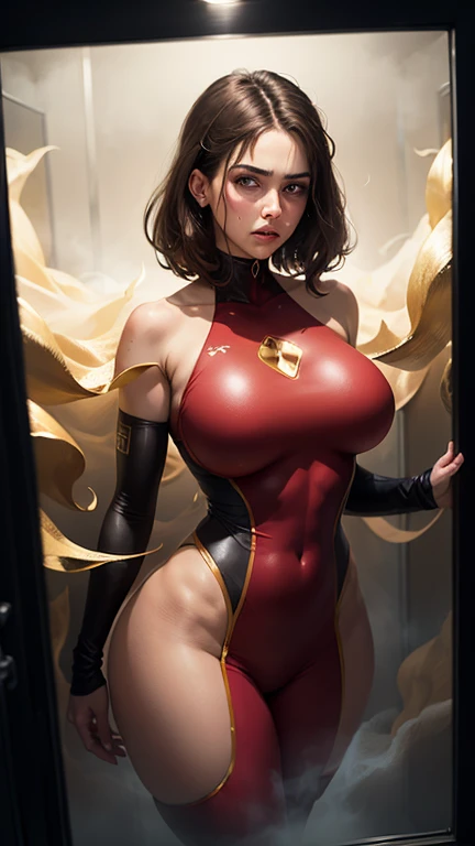 Kunoichi Photos,One girl,mature,Tall Woman,Wide Hips,Toned body,Wide Hips,Toned body,Action pose,
(masterpiece:1.4), (Highest quality:1.4), (Realistic:1.4),
like that_Soul Calibur_iwife,Shine,Bodysuits,ponytail,Ninja,gloves,(Large Breasts:1.4),armor,Long Hair,Fits perfectly to the skin,Brown eyes,arms,sword,Brown Hair,fingerless gloves,Fishnet tights,shoulder armor,elbow gloves,lips,bangs,Holding,red Bodysuits,hair ornaments,Arm guard,Holding arms,Scapula,Camel Toe,(Huge breasts:1.4),sheath,Shiny clothes,Shiny,No sleeve,Abdominal muscles,turtleneck,high ponytail,Impossible clothes,compensate,Covered navel,
red fishnet Bodysuits, Fishnet tights, fingerless gloves, Arm guard, shoulder armor,