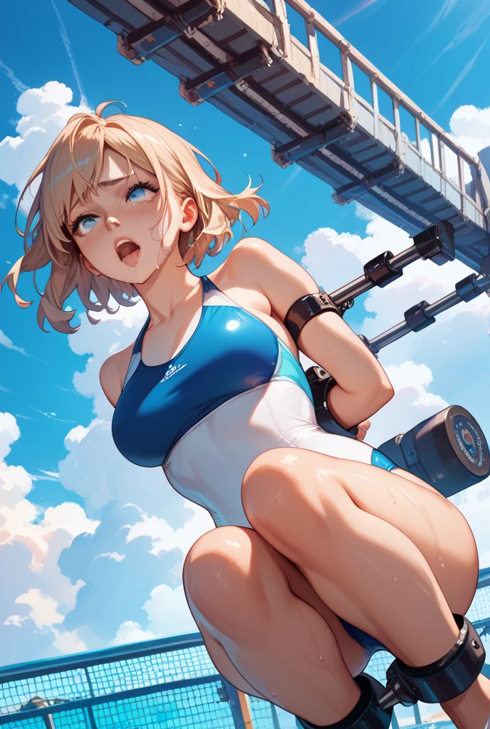 masterpiece, best quality, high resolution,
Berserker1, One-Piece Competition Swimsuit, 1girl, , solo, weapon, 
<lora:FGOMusashi:0.8>