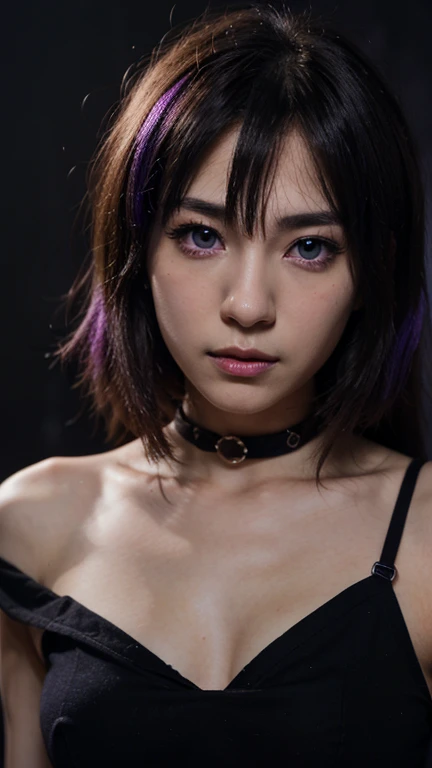 (Realistic、Like a photograph、Live Action、8K, Realistic, RAW Photos, Best image quality: 1.4), Single-lens reflex camera、RAW Photos, Highest quality, Realistic, Highly detailed CG Unity 8K wallpaper, Written boundary depth, Cinematic Light, Lens flare, Ray Tracing, Realistic background、((ultra high density skin))、 Teenage Girl,Cute Japanese、(Big Breasts)、(whole body:1.5)、Super detailed face，avert your eyes:1.1、(Pink inner color hair、short hair:1.2、My hair flutters in the wind:1.4)、I like that style、stylish、Very detailed、Pay attention to the details、Perfect outfit、(Sunburned skin)、View from the front、Accurate hands、Accurate legs、Detailed hands and fingers、Anatomically correct body、Thin legs、Thin thighs