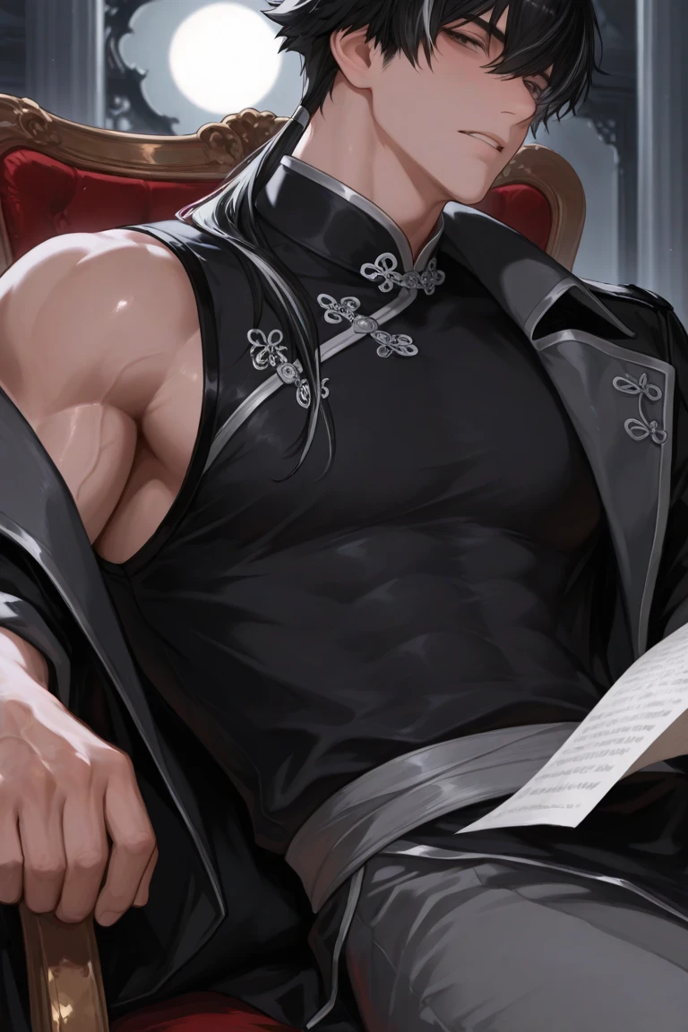 handsome man is Shirtless