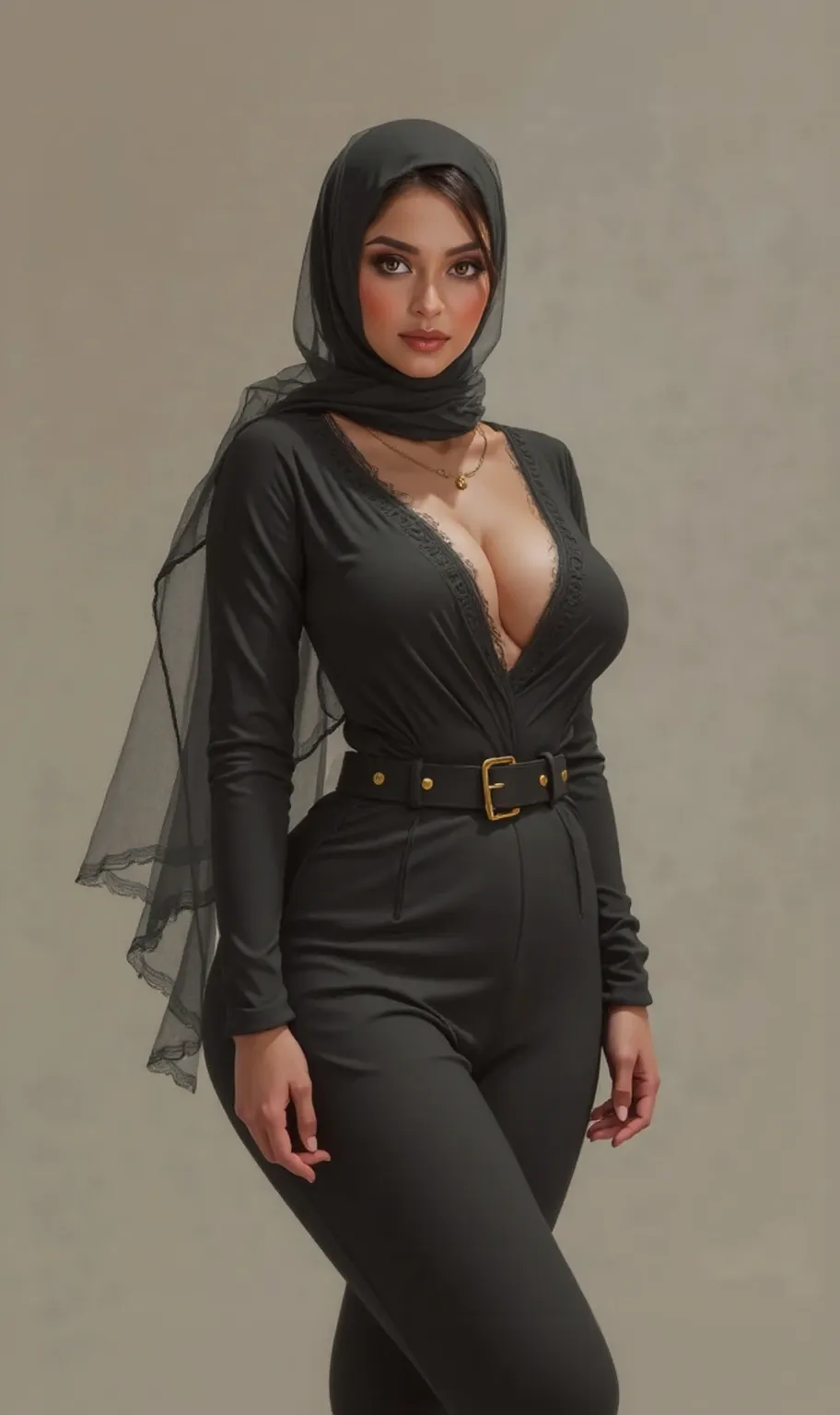 RAW, Best quality, high resolution, masterpiece: 1.3), Beautiful Malay woman in hijab, Masterpiece, perfect fit body, ((Big breasts)), beautiful big eyes, Soft smile,Muslim woman walking down a path talking on a big cell phone, hijab,, wearing beautiful clothes, close up,women full body, with lovely look, wearing casual clothing, casual clothing style, with beautiful exotic, casual modern clothing, casual pose, attractive girl, wearing tight clothes, wearing casual clothes, multilayered outfit, beautiful image, she smiles, smooth turtleneck, necklace , hairband, evening walk, City park, Great lighting, Bright colors, Clean lines