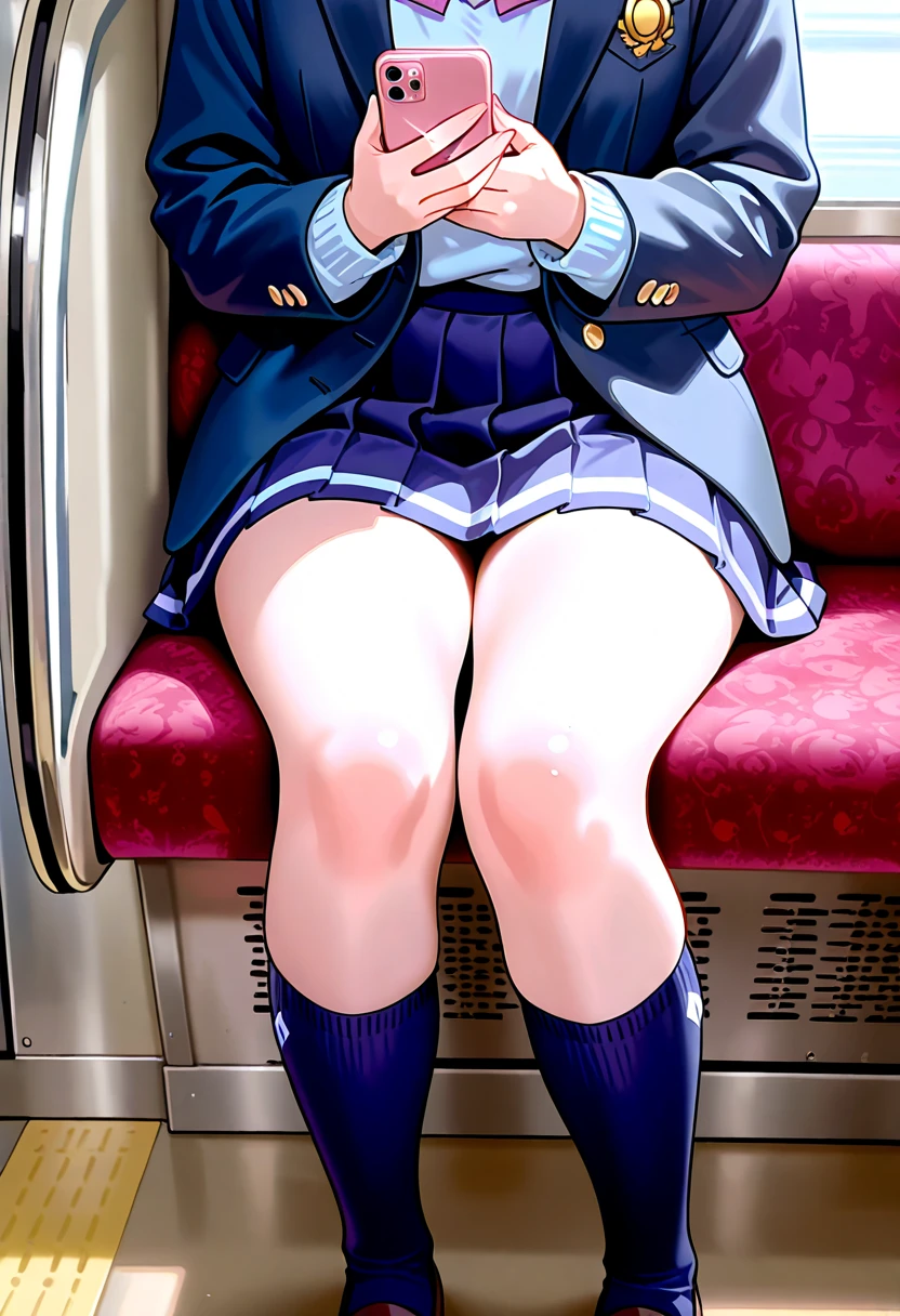 masterpiece, Blonde short hair, blue eyes, best quality, 1girl, Riley, nude body, flat torso , pussy, (serious look , sad in a bus)), pixar, cartoon, 3d render, sfw, sitting , naked, nipples, spread legs