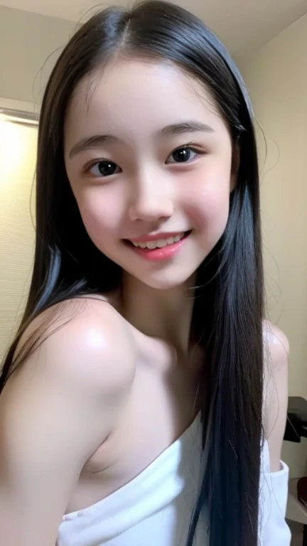 (masterpiece,best quality:1.4),(8k,raw photo,photo realistic:1.2),(shiny skin),detailed skin,detailed face,detailed eyes,Sparkling eyes:1.3,Symmetrical eyes,Detailed Background,detailed hand,1girl,natural make-up,((cute teen)),cute Fancy room, natural breasts,young trendy hair, (((teen with an average face))), ((Teen average breast)),((trend,white teen Fancy bra)), (very beautiful cute), (beautiful asian),, girl cute-fine-face,,Cute smile, (Detailed design,tutuanna,Lisa Magli,trend),,upper body,panties view,(front view),nsfw,Instagram style,((show bra and panties)),