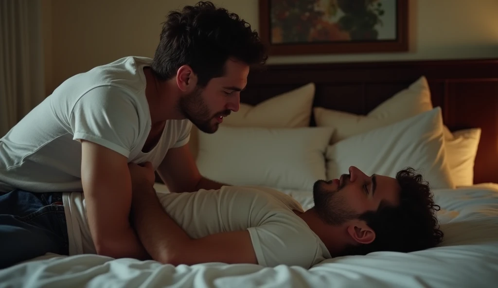 Itzan Escamilla having oral sex with Ester Exposito 
