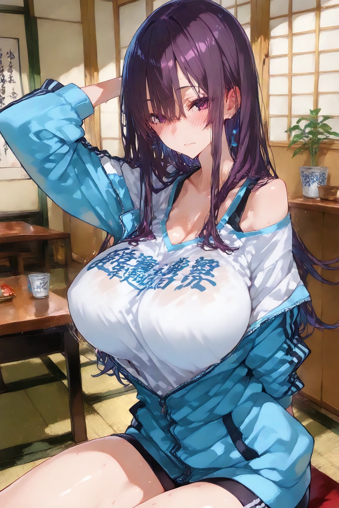 Copy prompt prompt
「highest quality、masterpiece、An illustration、very delicate and beautiful、very detailed、cg、8k wallpaper、wonderful、small details、masterpiece、最高の究極の芸術very detailed cg Unity 8k wallpaper」、japanese girl、(((huge breasts 1:1)))、(((Super Big 1:1)))、(((Pee)))、(((see through nipples)))、(((I can see your breasts)))、(((huge nipples)))、(((ponytail)))、(((light blue samba costume)))