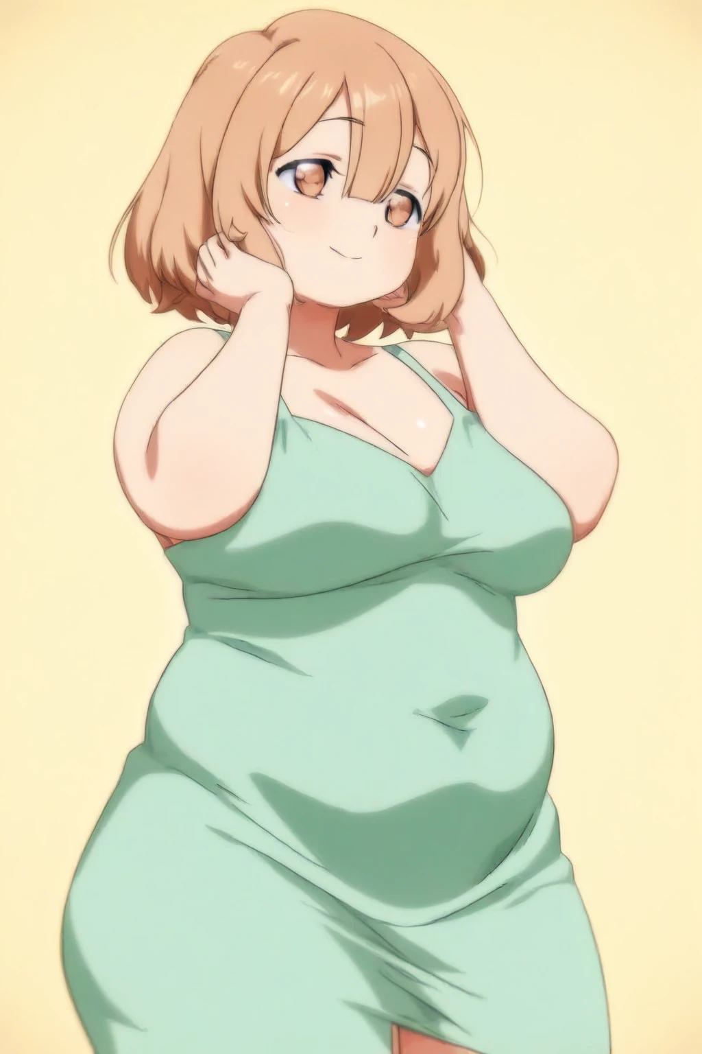 white sports braと白のパンティーを着てる女の子, thick, big booty, curvy highlighted booty, pose in the bedroom, thick thighs, Chubby-chan, butt, bend your body, light brown hair,blue eyes,Armpit close up,short hair,wide pelvis,vapor,Sweat,white sports bra,thick waist,small breasts,blushed,troubled expression,bend your bodyてポーズをとる,muscular body!!!!,steam,sweaty,Raise your arms to show your sides