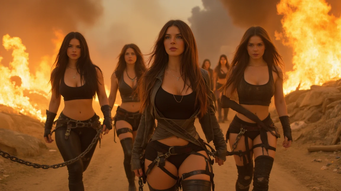 fallout series theme, skimpy, weapons, guns, lasers, dog, wasteland, drinks, car, smoke, armor, gloves
