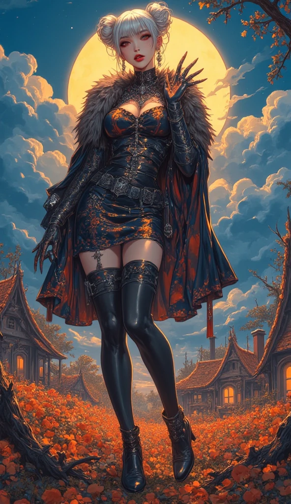 watercolor painting, (moonlight), full body portrait of ((wet)), stunningly beautiful ( 2b nier : 1.5 ), wearing ((see through lace skirt)), (detailed face), deep cleavage , (view from_sides ) , messy, ornate, at A mountaintop fortress, home to a powerful sorcerer and his army of elemental golems , by artist christophe young and by artist ilya kuvshinov