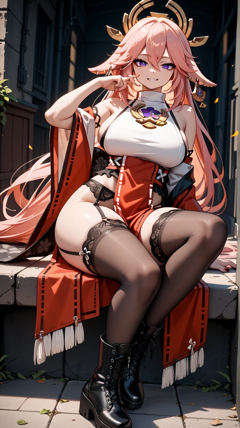 (8k, RAW photo, best quality, masterpiece:1.2), (realistic, (photorealistic:1.4)), best quality, ultra high res, nfsw back lights, light leaks, from front, (stand:1.2) 1boy, 1girl, sex, (doggystyle:1.4), (grabbing from behind:1.4), breast grab, medium breast slim, twin ponytails, (pureerosface_v1:1) kpop idol, (nipples:0), (bow-tie:1.2), (white pantyhose:1), naval (beautiful detailed eyes:1),(beautiful detailed face:1), (bottomless:1.2), (nude:1.2), (topless:0), (freebuffing:1.2), classroom <lora:povDoggystyleLora1MB_povdoggy:1> <lora:yaeMikoRealistic_yaemikoMixed:1> <lora:goutouLora_v25:1>