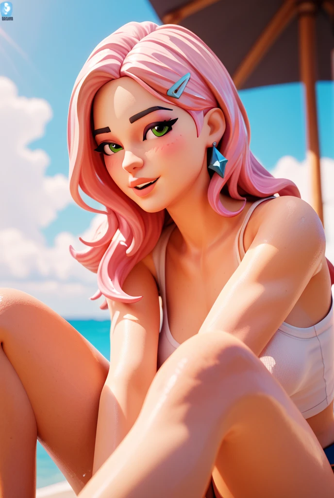 Troll doll, wearing a bikini, concept art, 4k