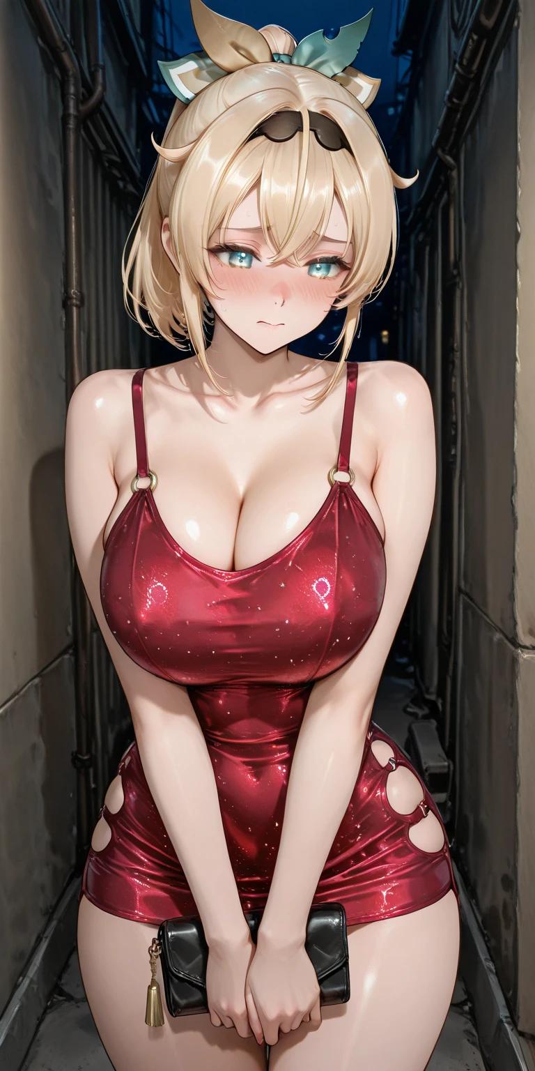 Pink hair anime girl with bunny ears tank top and micro thong lace panties posing for the camera, an anime drawing by Kentaro Miura, pixiv, conceptual art, oppai, seductive anime girl, , biomechanical oppai, pixiv 3dcg, massive accentuated super huge enormously big breasts!, smooth anime cg art,  in dress, [ 4 k digital art ]!!