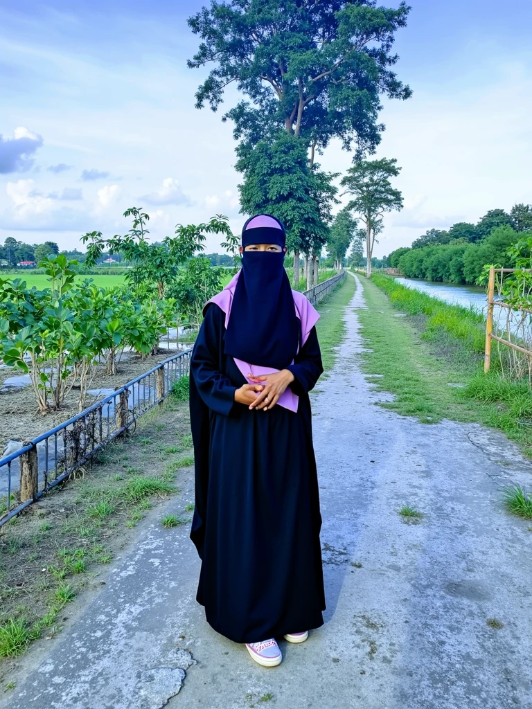 High resolution UHD, Improvement of quality, Soft lighting, Highly detailed, Very detailed on clothes, high quality clothes, Advanced Details, Sharp Focus, High resolution, Big Breasts, Breasts Covered With Hijab and Niqab, Real clothes, Real Lighting, Same clothes, Same Clothes With Big Breasts, Big Boob Under Niqab Covered, Biggest Boobs Under Niqab, Niqab big tit
