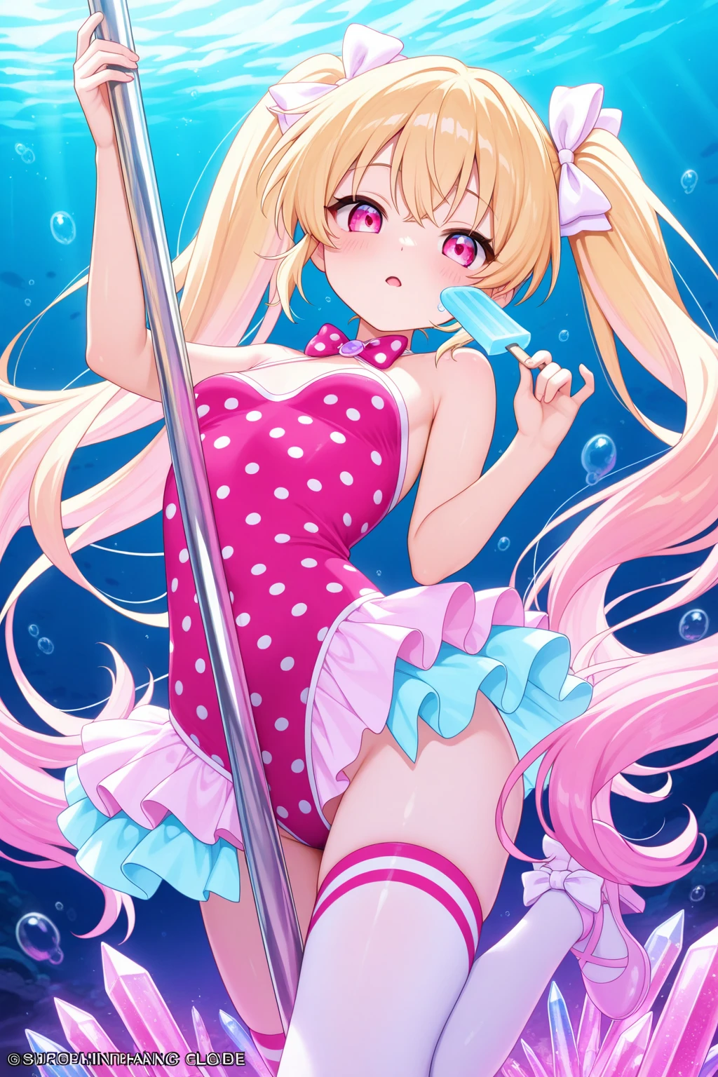 masterpiece, highest quality, High resolution, Hmm., Twin tails, tiara, blue eyes, Long Hair, Ahoge, hair ornaments, Idol, dress, gloves,  Cowboy Shot, smile, Open your mouth, Tentacles,Tentacles拘束,Tentacles挿入,Tentacles陵辱,Tentaclesに襲われている,Tentaclesに犯されている,Naughty attack,???????,Naughty expression,Heroine in Trouble,Energy Drain,Untransform,whole body,Spreading her legs,My clothes are torn,
steam（mist）,Wet,Sweat,Climax,Eyes closed,Watery eye,