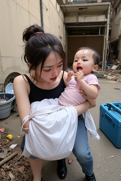 there is a woman that is sitting down on a bench，It is covered with a blanket, at the hospital in patient gown, mingchen shen, kiddy big breasts, covered with blanket, jinyiwei, dang my linh, xue han, Student, author：Yi Zaiwan, wenfei ye, author：Wen Boren, Chinese girl, during sunrise, Yan, by Ni Yuanlu