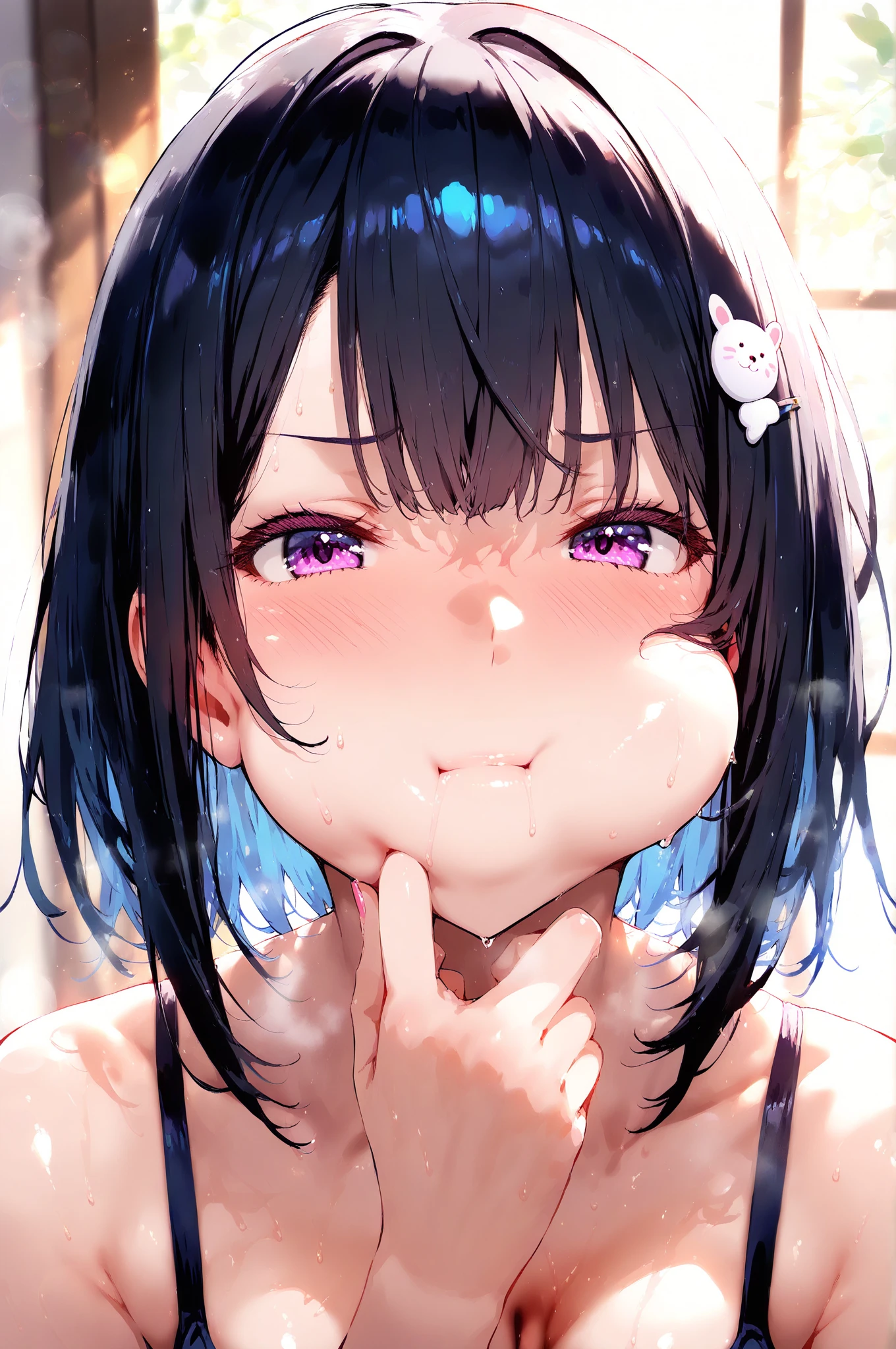 (Flying debris, Highest quality, High resolution, Ticker, Pixel Perfect, Depth of the written border, In 4K),
1 Girl, alone, , Beautiful Anime Girls,
View your audience,
(Little Girl:1.3),(6 years old:1.6)
Kind Girlfriend Short Hair, Black Hair, Pink Eyes,
(Handjob:1.6),(Facial:1.4),(Sperm on face:1.5),(Thick penis:1.3)
smile, Open your mouth, blush,
throw, Close-up shot
