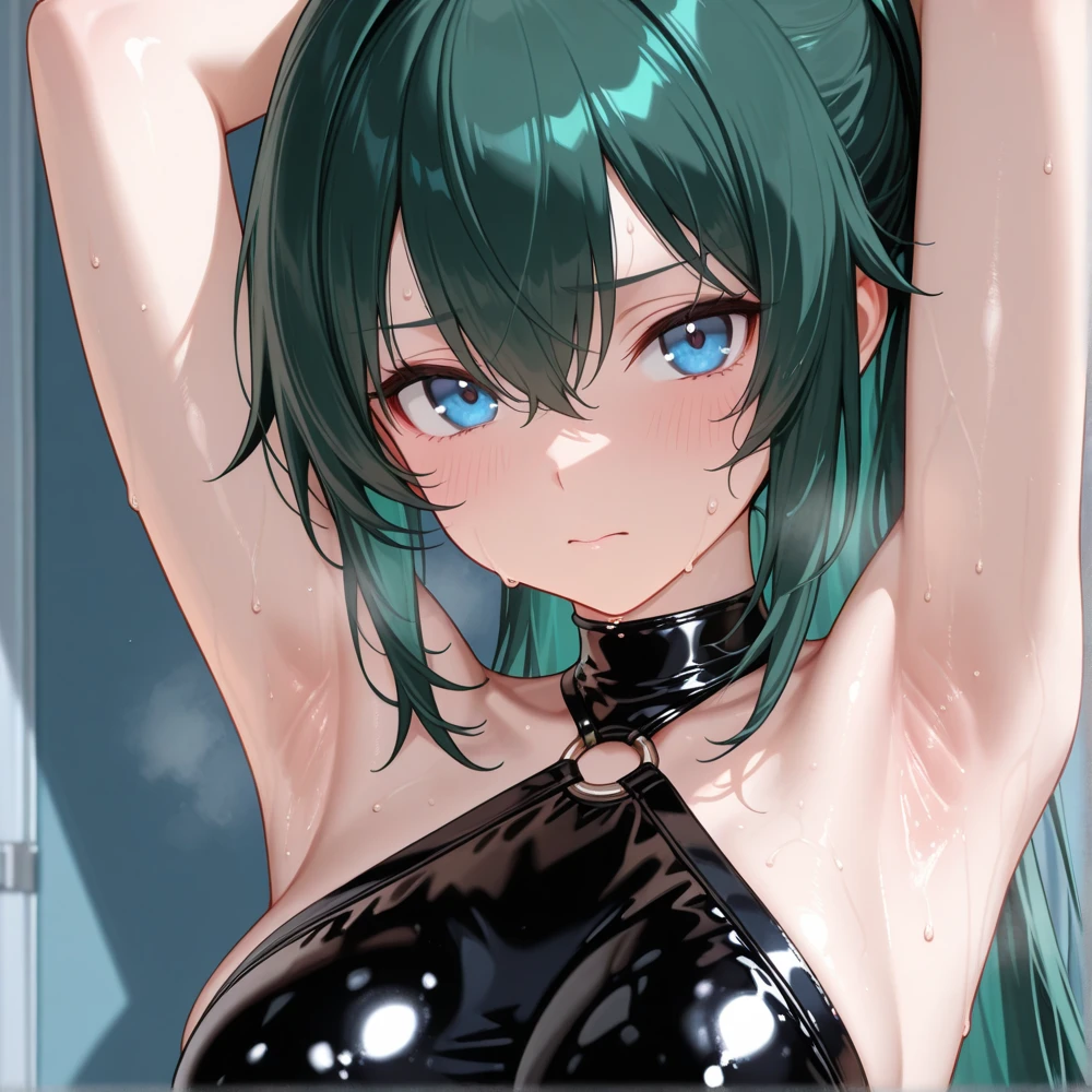 nsfw, semen overflow, anal expanded, used condom on butt, dark cum in pussy, milf, tits, tease, cum on face, ahegao, dark semen, used condom on butt, cum on wear, black hair, cum on hair, charm, used stim, pills, green china, colorful hair, random hairstyle, drag, cum on armpit, bondage, public