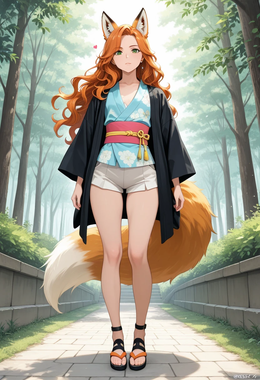 ((8K resolution))、((highest quality))、((masterpiece))、((Super detailed))((((dramatic))), (anatomically correct)、Depth of object being written、look at the camera、one person、one personの女性、front、warrior、sunburned skin,eight-headed body, amount,long hair、black and orange hair、stuck out tongue、lure、earrings、舌earrings、ギザギザのteeth、(八重teeth)、teeth、brown eyes、half closed eyes / Bad mood 、long nails、tattoo、(theme、whole body:1.1), long cardigan、panties、tiger ears、tiger pattern、tiger tail、white background