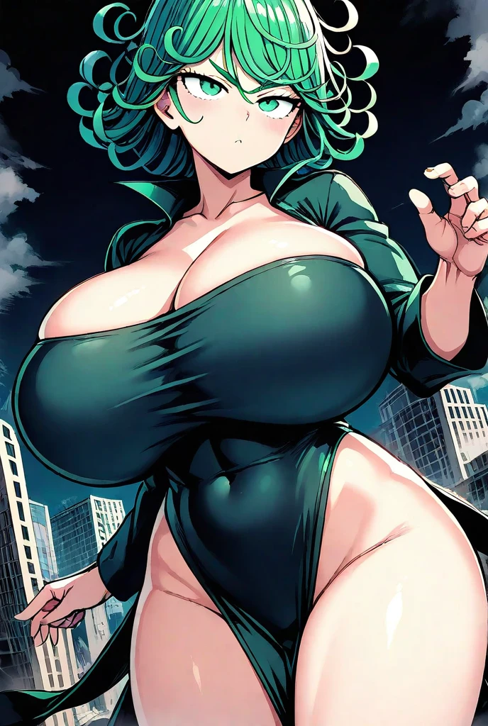 disgusted look, angry, busty, big breasts, massive breasts, pov eye contact, thicc, cleavage, red lipstick, sagging breasts