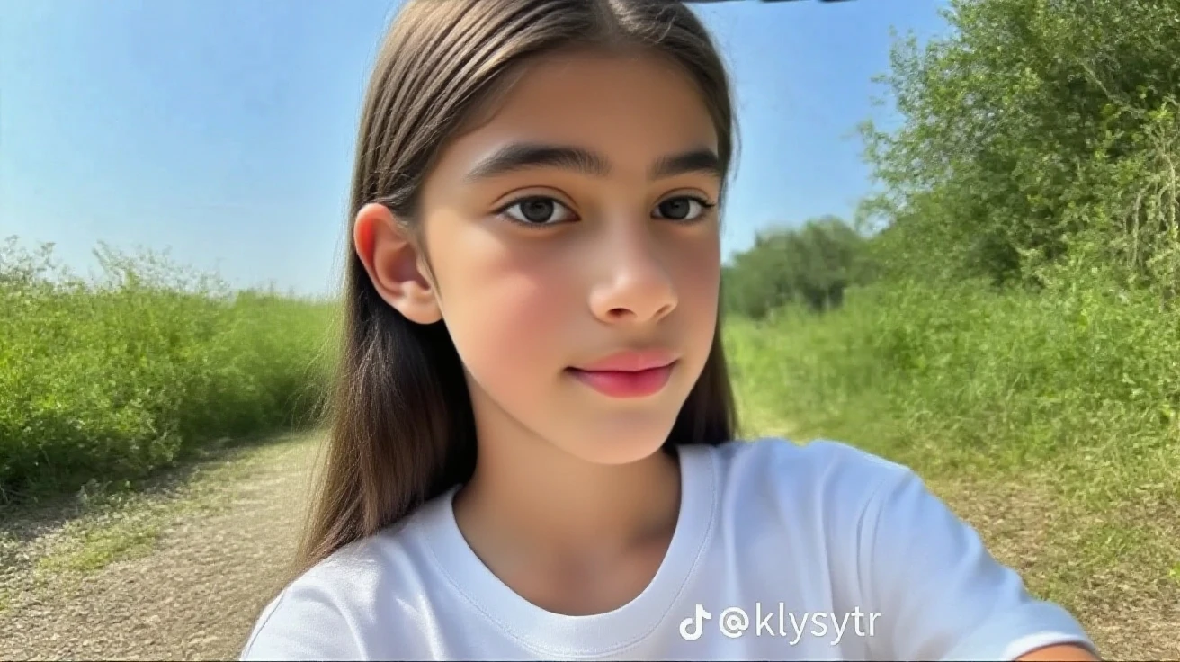A Muslim girl wearing smart and motorized clothing