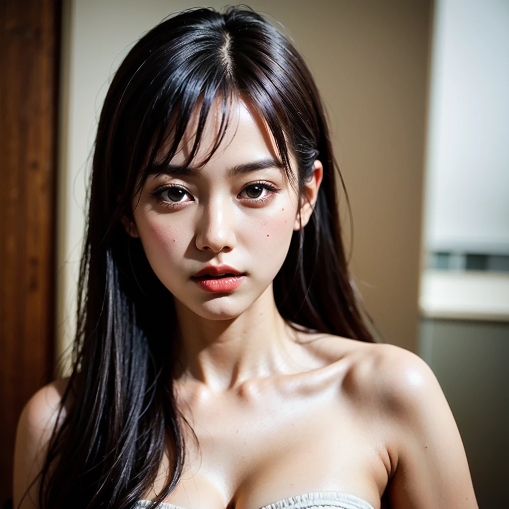 japanese girl, , skinny body, flat chest, extremely cute face, extremely ultra detailed face, extremely ultra real skin, extremely ultra detailed eyes, extremely ultra surrealism, (masterpiece, best quality:1.2), octane rendering, (8k, uhd, ultra high res), (super realistic details), highly intricate detail, super real texture, professional lighting, (realistic:1.3), (RAW photo:1.2), (photorealistic:1.37)