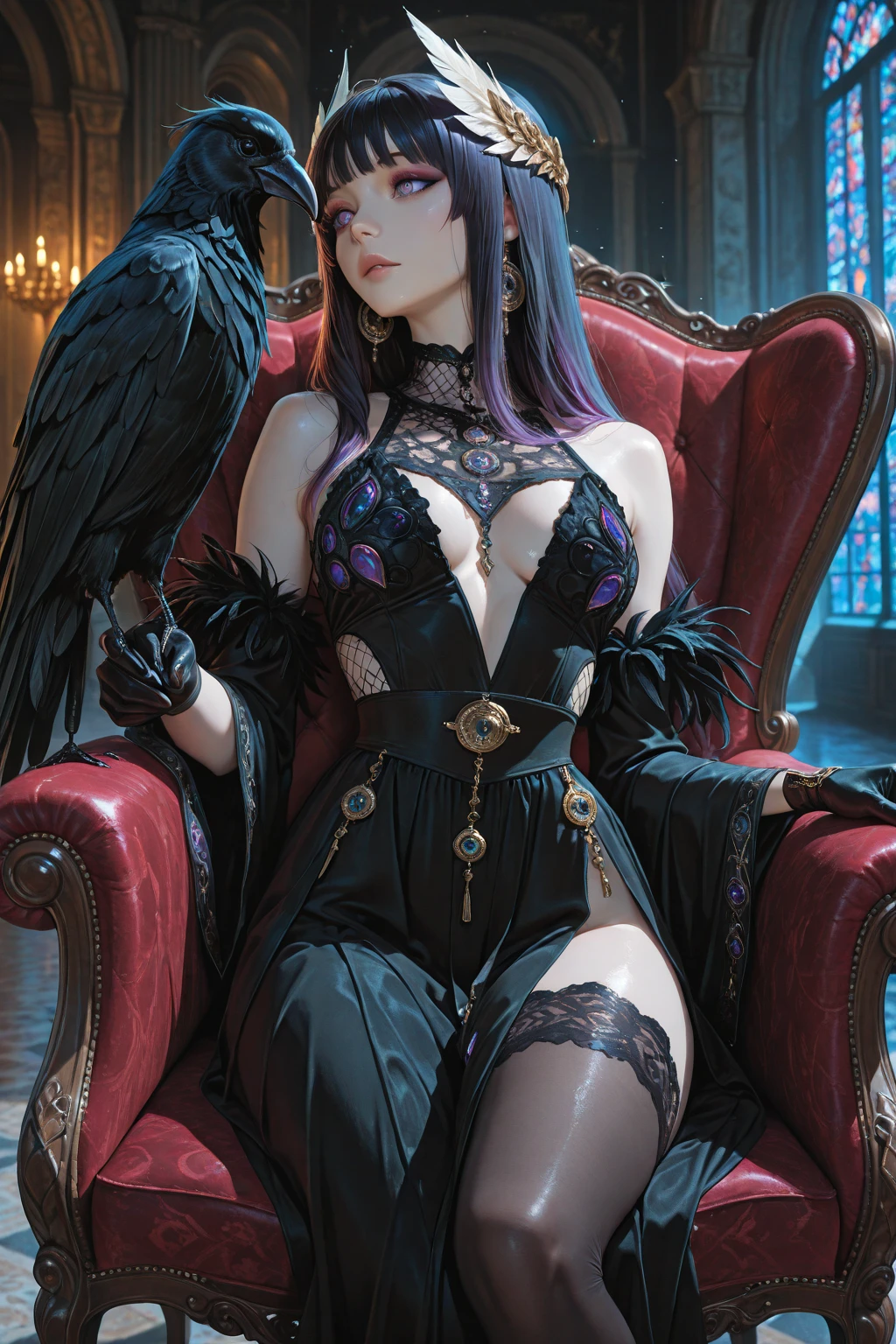 realistic, 1gril, ?????, per HD, 12k, wear Allstars shoes, Slim body, rather big body, six pack body, big round breasts, no clothes, beautiful breasts, looking at the camera, sitting on the sofa, transparent and clear ????????, long black hair, drenched in sweat, face details, person details, body details, clothing details, hair details, body details, body details, breast details, ?????? details, clothing, eye details, sweat details, water details, pose (knees bent and legs wide apart ) whole body