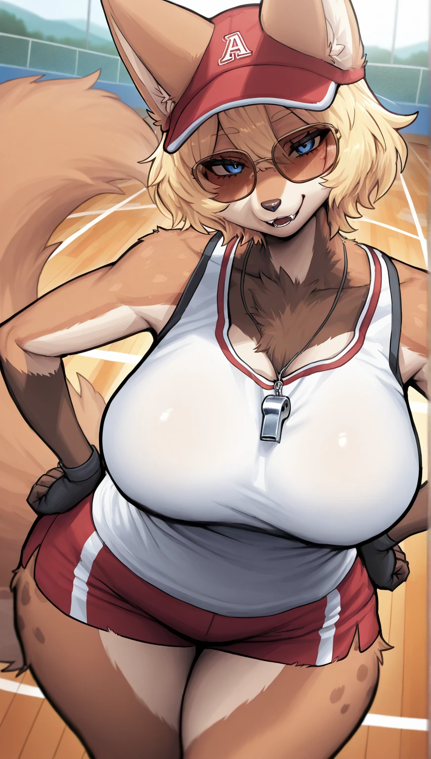 Masterpiece, (high quality:1.65), best picture quality, high resolution,  figure, absurd resolution, digital painting, artwork, by yousan, (fluffy fur), anthro (wolf:1.75), (Detailed face:1.5), Cute face, (Detailed jersey:1.5), (outdoor, grassland, kneeling:1.25), (detailed breasts:1.75), (huge breasts:1.25), perfect round breasts, (sexy body:1.5), breasts focus, Normal breasts structure, (Fifteen-year-old:1.2), (huge bulge:1.3), (big bulge:1.3), (Average boy's body:1.0), (crotch bulge:1.3), wide shoulders,  (masculine:1.35), narrow hips, jaw line, normal bulge structure, (Knee Socks:1.0), (elbow gloves:1.2), detailed eyes, bright and clear eyes, (yaoi:1.25), (teenager:1.5), (Humanoid body:1.5), (Super Handsome Face:1.5), (kemono:1.5), (leg muscles:1.25), (Perfect body:1.25), (perfect droopy boobs:1.35), horny, (Detailed boobs:1.2), strong, (short pants:1.5), (athletic boy:1.35), 8k, 4k, 2k, Full HD Backgrounds, (teenager body:1.75), (male waist:1.25), (male biceps:1.2), (male thigh muscles:1.0), (male arms:1.2), (male hands:1.2), (baby face:1.5), (correct anatomy:1.5), (Detailed body:1.35), (correct body proportions:1.5), (Breasts Cleavage:1.35), upper part of body, (general male:1.5), (mammal:1.2), (bedroom eyes:1.2), (narrowed eyes:1.2), (detailed:1.5), (tenting:1.35), (manly:1.25), (busty:1.2), (shota hair:1.2), spreading legs