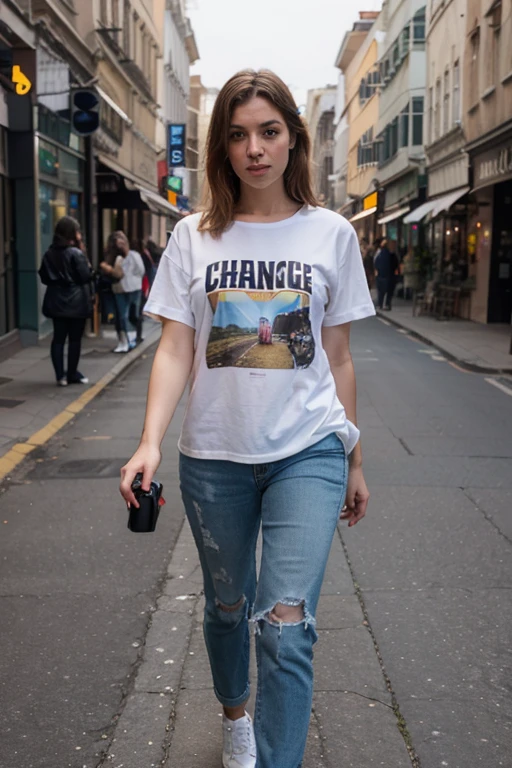 (Solo Arabian 28 years old girl), wearing a (Red baggy plain tee-shirt, long length tee-shirt, skinny dark gray long jeans, :1.5), walking cross legs, seductive smile,long black hair,(full body:1.1), (cyberpunk background:1.2), outdoors,(rain:1.1, wet street) ,(medium breasts,  bouncing breasts, no bra), basic red long length tee-shirt, short sleeves red tee-shirt, wristwatch, very beautiful middle eastern girl, ankle fit gray tight jeans, detailed very beautiful feet's, detailed very beautiful fingers, wearing black sleeper, fashion shoot, full size images.
good hand,4k, high-res, masterpiece, best quality, head:1.3,((Hasselblad photography)), finely detailed skin, sharp focus, (cinematic lighting), collarbone, night, soft lighting, dynamic angle, [:(detailed face:1.2):0.2],(((1920s city background))), outside,