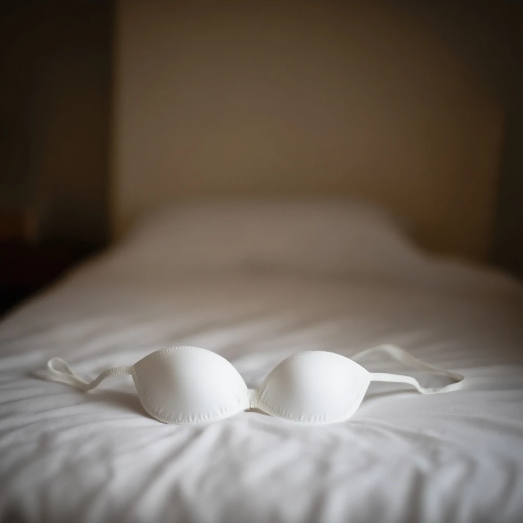 Browsing Caution,highest quality,masterpiece,8k,28 years old,Saggy breasts,Droopy eyes,Large areola,Cute Smile,mask,(White nurse uniform),(White garter belt,stockings)White,Kneel,Back view,Big Ass,Hospital bed