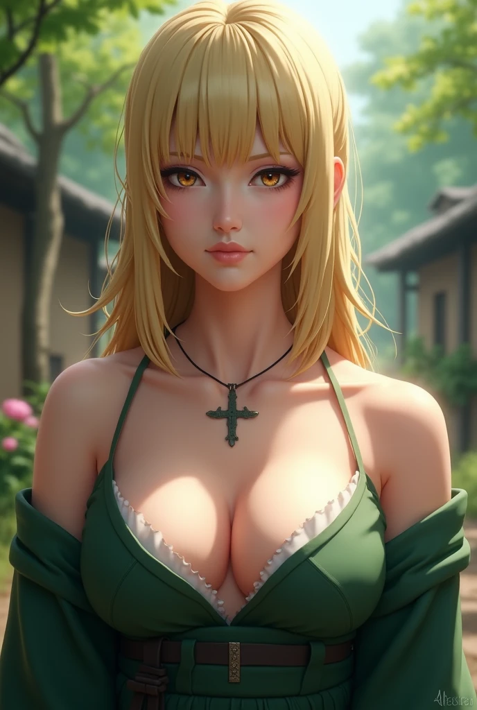 (Super detailed), (hyperRealistic), (RAW Photos), High-definition RAW color photos, Professional photos, (Realistic), (Blonde Hair), Professional Lighting, Perfect ???????, (Big Tits), (Detailed face), (smile), Trending Hair&Trending Hairカラーをランダムに, Earrings, necklace, bracelet, ??????, sexy, (Random sexy gravure poses), (A girl wearing a light green dress in Gothic Lolita fashion、at night forest, Her dress is open, Exposing the breasts)、masterpiece, 最high quality, high quality, High resolution, sexly,
