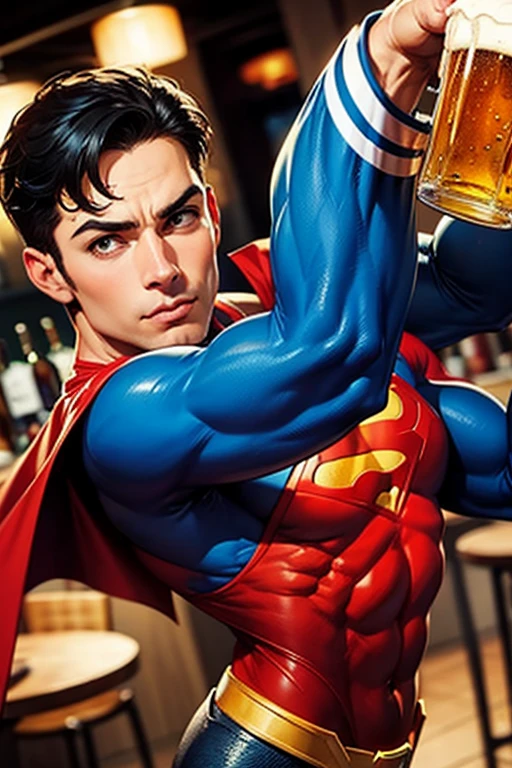 Japanese Superman drinks coffee --auto