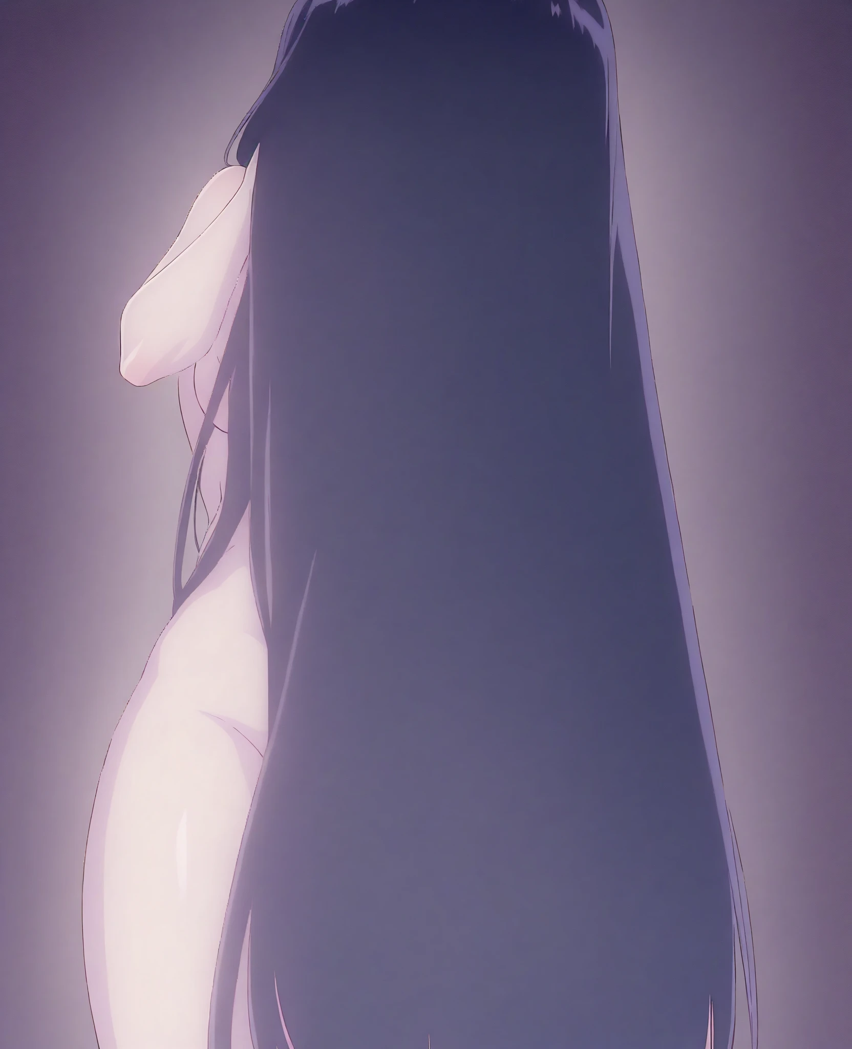 (((in a transparent cylinder water tank for experiments, tank inside of frame))), (((through glass))), ((closed eyes)), ((full body)), Animeセル画スタイル, Black Hair, Long Hair, blue eyes,bangs, (髪band), masterpiece, Highest quality, Very detailed, a Anime, (((NUDE))), Naughty anime style, Anime, Naughty style, Naughty, Digital anime art!!, Anime Style, Official artwork, Visual Novel CG, 美しいAnime, Anime Style 4k, 