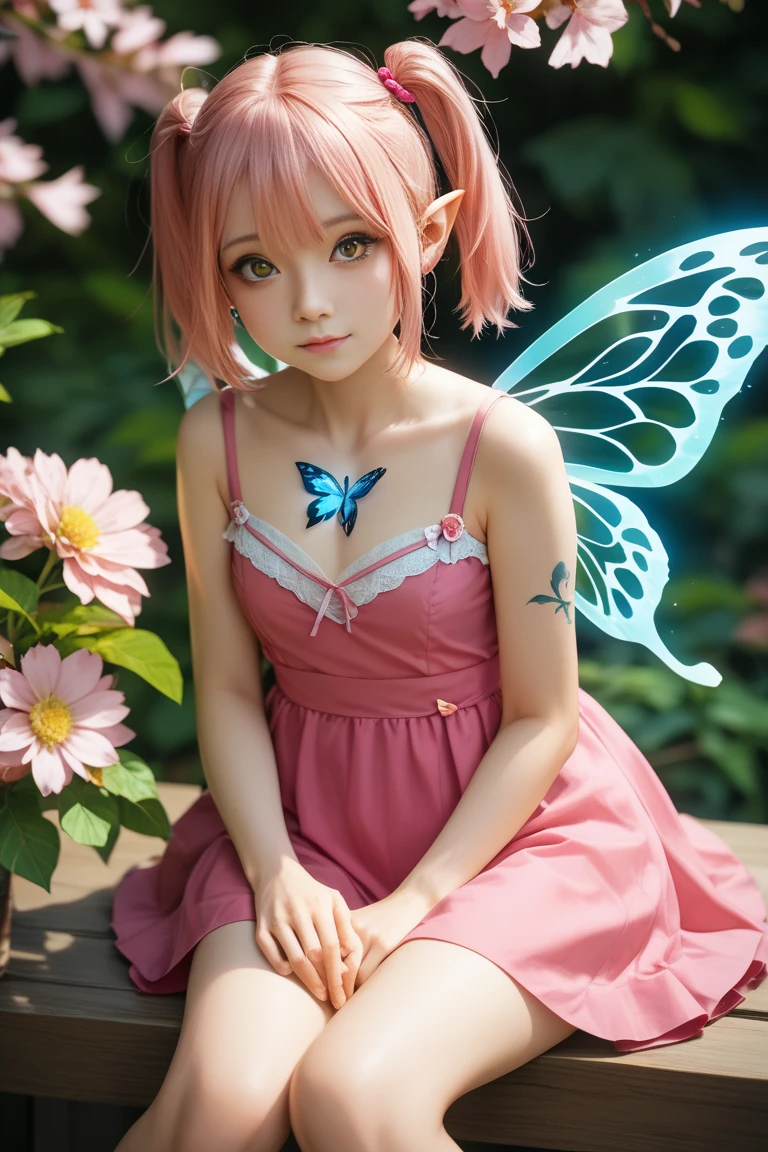 (1girl:0.998), (angel:0.902), (angel_wings:0.998), (artist_name:0.514), (blue_eyes:0.505), (blue_wings:0.996), (blurry:0.699), (blurry_background:0.532), (breasts:0.855), (bug:0.962), (bush:0.548), (butterfly:0.862), (butterfly_wings:1.000), (cleavage:0.703), (clover:0.747), (detached_wings:0.754), (dress:0.857), (energy_wings:0.566), (fairy:1.000), (fairy_wings:1.000), (fake_wings:0.952), (feathered_wings:0.998), (flying:0.776), (forest:0.959), (four-leaf_clover:0.580), (glowing_wings:0.994), (grass:0.993), (green_wings:0.995), (ice:0.804), (ice_wings:0.936), (insect_wings:0.998), (jungle:0.799), (leaf:0.980), (lily_pad:0.627), (lips:0.801), (mechanical_wings:0.988), (medium_breasts:0.730), (mini_wings:0.927), (minigirl:0.525), (multicolored_wings:0.796), (multiple_wings:0.631), (nature:0.974), (outdoors:0.826), (pink_hair:0.731), (pink_wings:0.987), (plant:0.995), (purple_wings:0.535), (realistic:0.649), (solo:0.937), (spread_wings:0.977), (transparent_wings:0.989), (tree:0.890), (watermark:0.505), (white_dress:0.761), (white_wings:0.999), (wings:1.000), (yellow_wings:0.981)