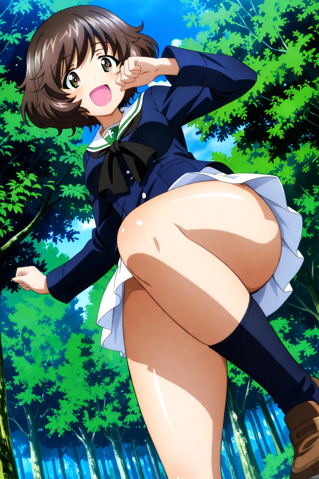 masterpiece, best quality, solo,1girl,looking at viewer,city,anime style,
tamaki,White sexy panties、Large Breasts、Lift up the skirt of a suit、Get on all fours and stick your butt out、Erotic Illustrations、Stick your butt out backwards、Her shirt is open because of her large chest、She straddles the viewer and her panties are shown up close、Crouching、Leg spread