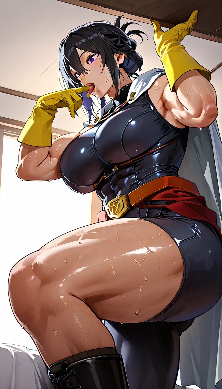 Female lawless person,glamorous body,brown skin,abs,Thigh hamstrings,big breasts,Fist of the North Star,Monochrome cartoon,Slut,madmax,nsfw