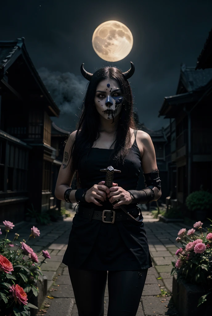 1girl, japanese huge breasts, jeweleries, diamonds, earrings,
beautiful, elegant, black demon, city, burning, burning city, ruins, ruined city, <lora:add_detail:1>