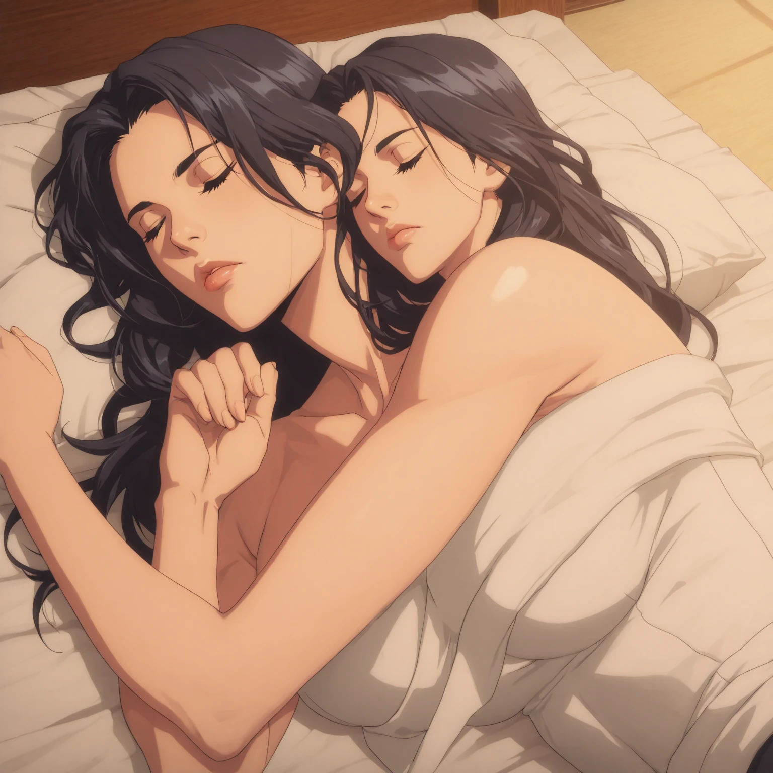 rating_, beautyful woman, perfect face, detailed, lady from devil may cry, black , black , sexy face, , lying, crossed legs