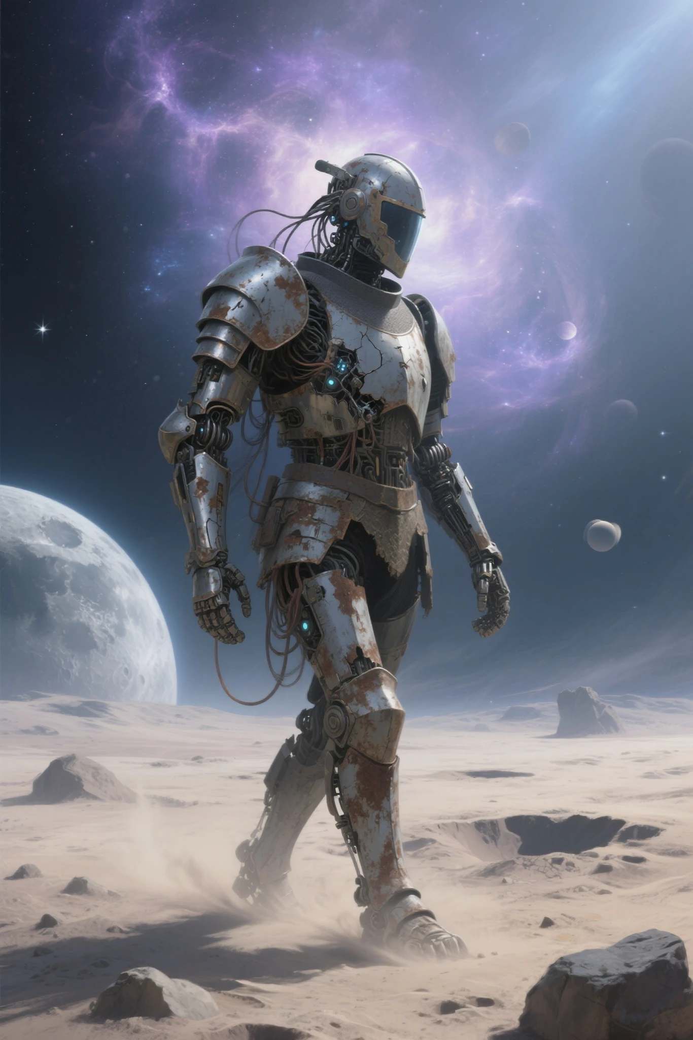 Highest quality，masterpiece，Ultra-high resolution, Very detailed, 8K,Horrific morphology,Spaceman,