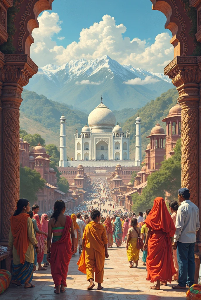 इंडिया एक विशाल और विविध देश होता
