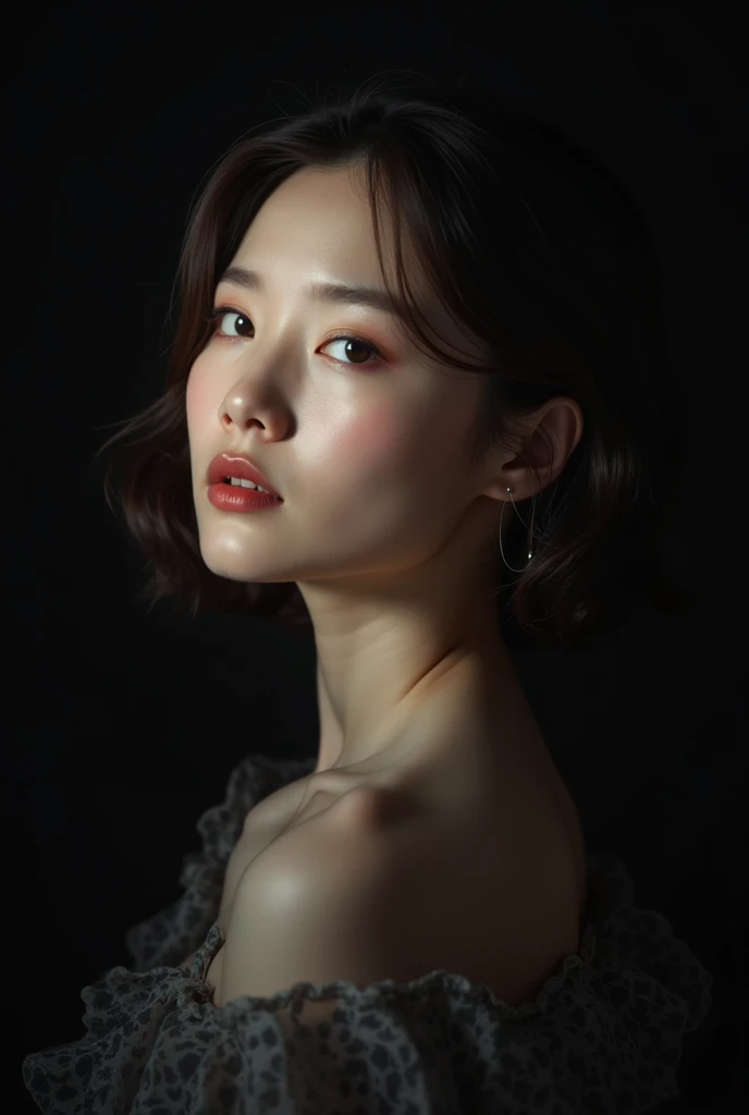 ((top-quality、8K、masterpiece:1.3)) 、 ((NSFW))、Tall and beautiful woman、Perfect figure:1.4、Slender Abs、Dark brown hairstyle、shorth hair、No postural movement、Stand up straight、fullbody, Highly detailed facial and skin texture、A detailed eye、二重まぶた、top-quality、Super Real、Photorealsitic、Award-winning illustrations、(intricate detailes:1.2)、(delicate detail)、(intricate detailes)、(Cinematic lights、best quality backlight)、Clear lines、Sharp Focus、 ((NSFW))、Official art、Unity 8K Wallpapers、absurderes、incredibly absurdness、huge filesize、ultra-detailliert、hight resolution、ighly detailed、extremely delicate and beautiful、Raw photography、profetional lighting、Dynamic lighting、lighting on the face、depth of fields、solofocus、 ((NSFW))