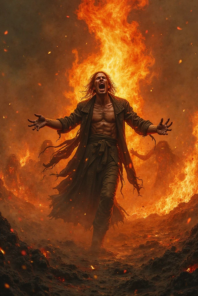 the sinner arriving in hell