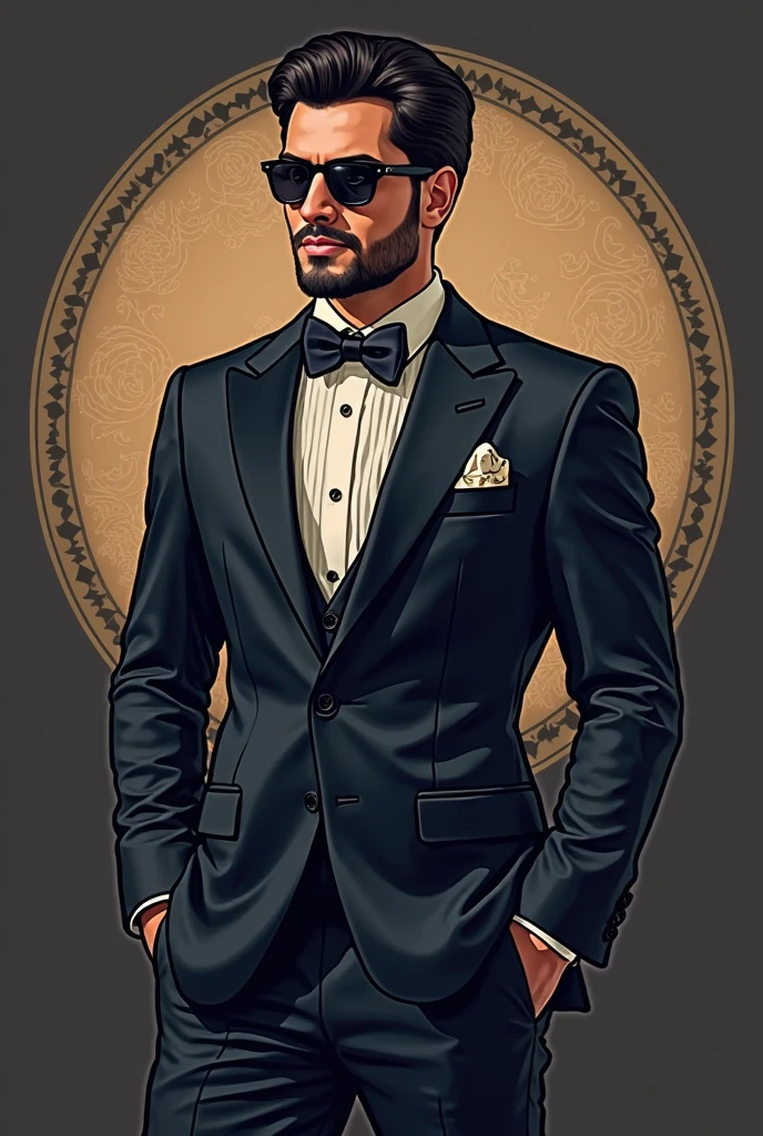 <lora:BlushBrush:0.8> blushbrush,
a man dresseda as gangster, cigrette.