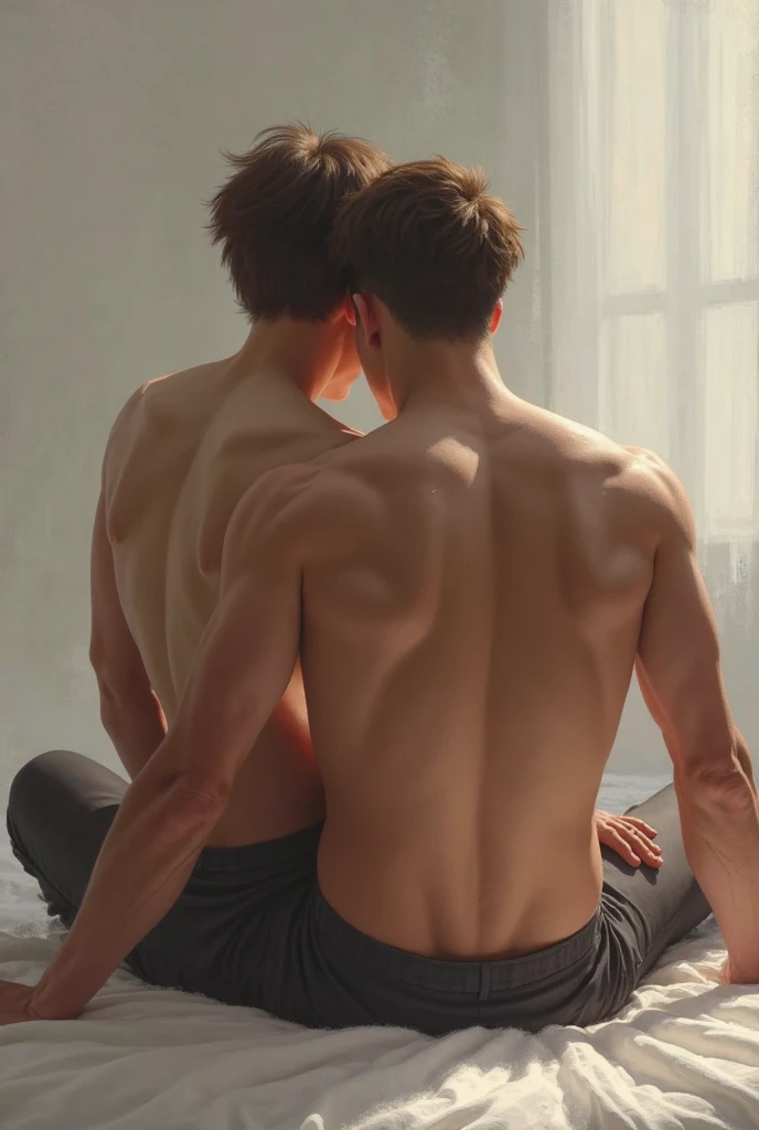 a catboy being fucked from behind