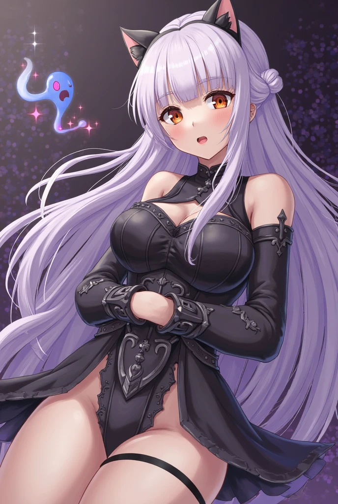 Masterpiece, Superb Product, 1 Female, Mature Woman, Starry Sky, Sister, Royal Sister, Cold Face, Black Stockings, Blue Pick-and-Dye, Pale Pink Lips, Calm, Intellectual, Three Bands, Purple Eyes, Dragon Horn, Dragon Wings, Cool Background