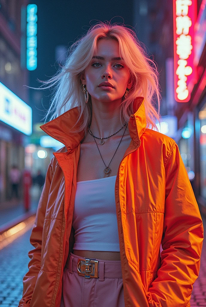 JinnyNome Completo: Yoo Jinny (Eugene)Position: Main Rapper, Main DancerAge: 22Altura: 1,70mAparência: short platinum hair, asymmetric bob style. Gray-blue eyes and fair skin. Her style is bolder, with clothes that mix streetwear with haute couture.Personalidade: strong and determined, she is the rebellious heart of the group. Known for her fearless attitude and incredible rapping skills.