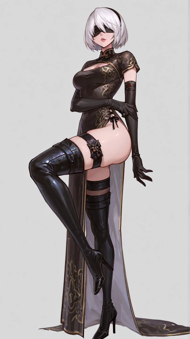 Full body like,heeled sandals,gigantic cleavage breasts,The right hand crosses the waist,Long black hair,Black colored eyes,Black fingernails,Black toenails,grin face,Latex bra,Latex panties,Transparent raincoat,exposing thighs,exposing your navel,Expose the armpits