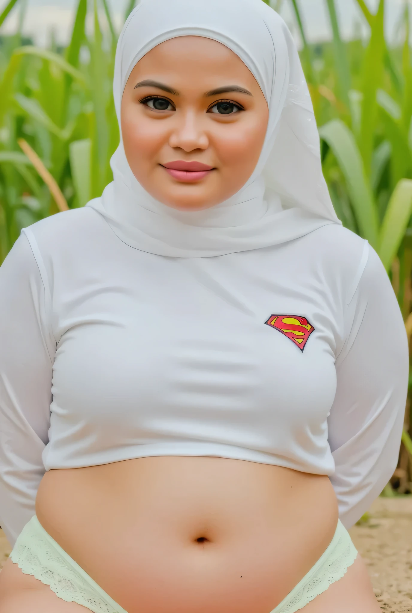 SMILE (HIJAB) HIS BODY IS VERY THIN 10 years old, naked, (G-STRING & BRA yellow)), (His body is very thin), yang  (His body is very thin), (His body is very thin), (His body is very thin), (His body is very thin), work in an iron and gas welding workshop 