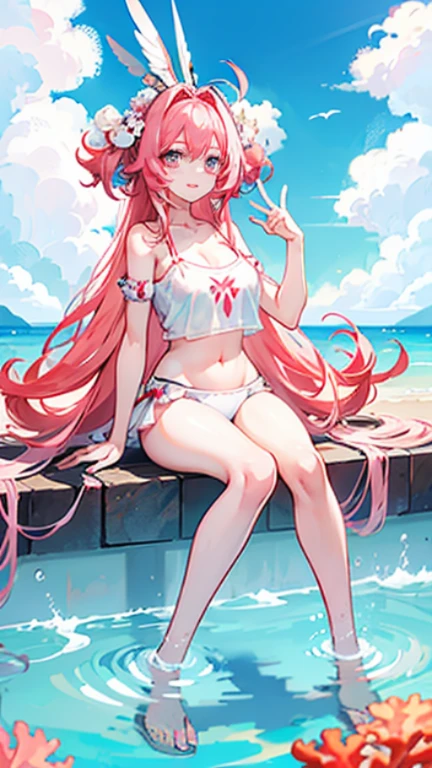 the original god,yae miko,swim wears