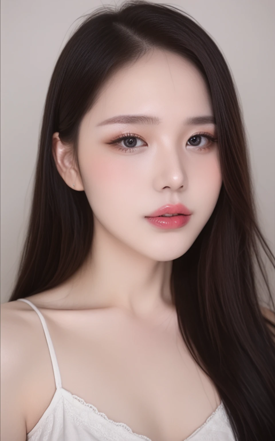a close up of a woman with long hair wearing a dress, beautiful south korean woman, bbwchan, gorgeous young korean woman, 2 9 years old, korean woman, 2 7 years old, 2 8 years old, korean girl, beautiful young korean woman, lovely woman, sakimichan, 3 2 years old, 3 0 years old woman