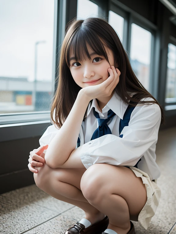 1girl, black hair, (18 years old:1.6),
(on the desk in the classroom of junior high school:1.5), trees, (naked:1.3), (knee socks:1.2), (spread legs:1.2), short bob, (looking at the viewer:1.4), nsfw,
(8k, RAW photo, best quality, masterpiece:1.2), High detail RAW color photo, professional photograph,(realistic, photo realistic:1.2), ((best quality)),
japanese girl, finely detailed face, bashful smile, smile shyly, beautiful, extremely pretty, cute like a doll, loli, female idol, round big eyes, small nostrils, little_cute_girl,bsp,little_cute_girl,pussy,rear pussy