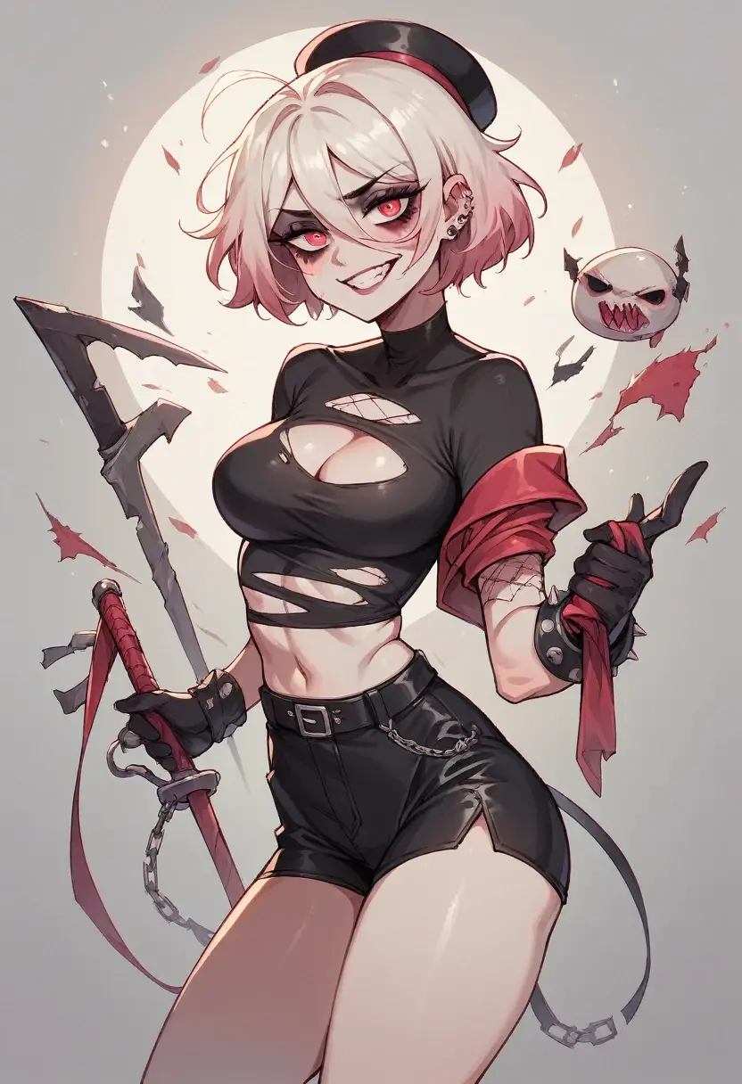 Solo, Female, (Uzi, Murder drones)